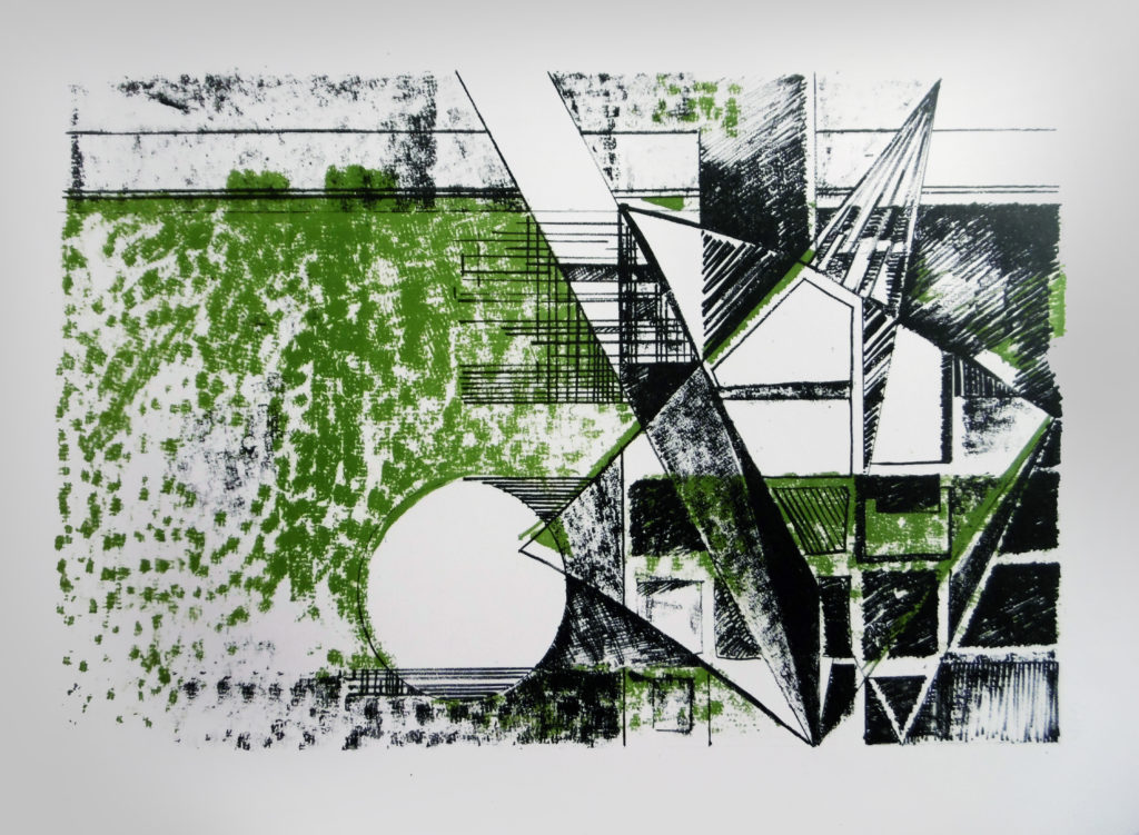 Senza titolo, 1974, acquaforte, 40x60 cm