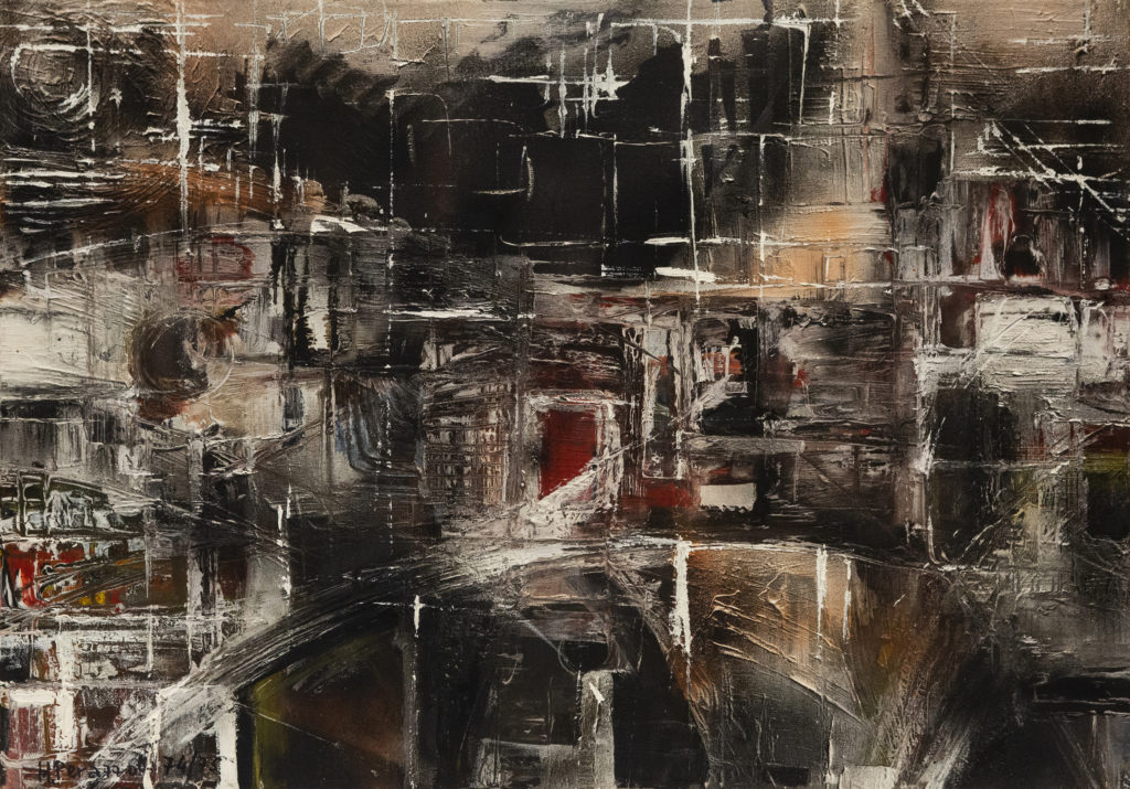 Visione corografica di notte, 1974