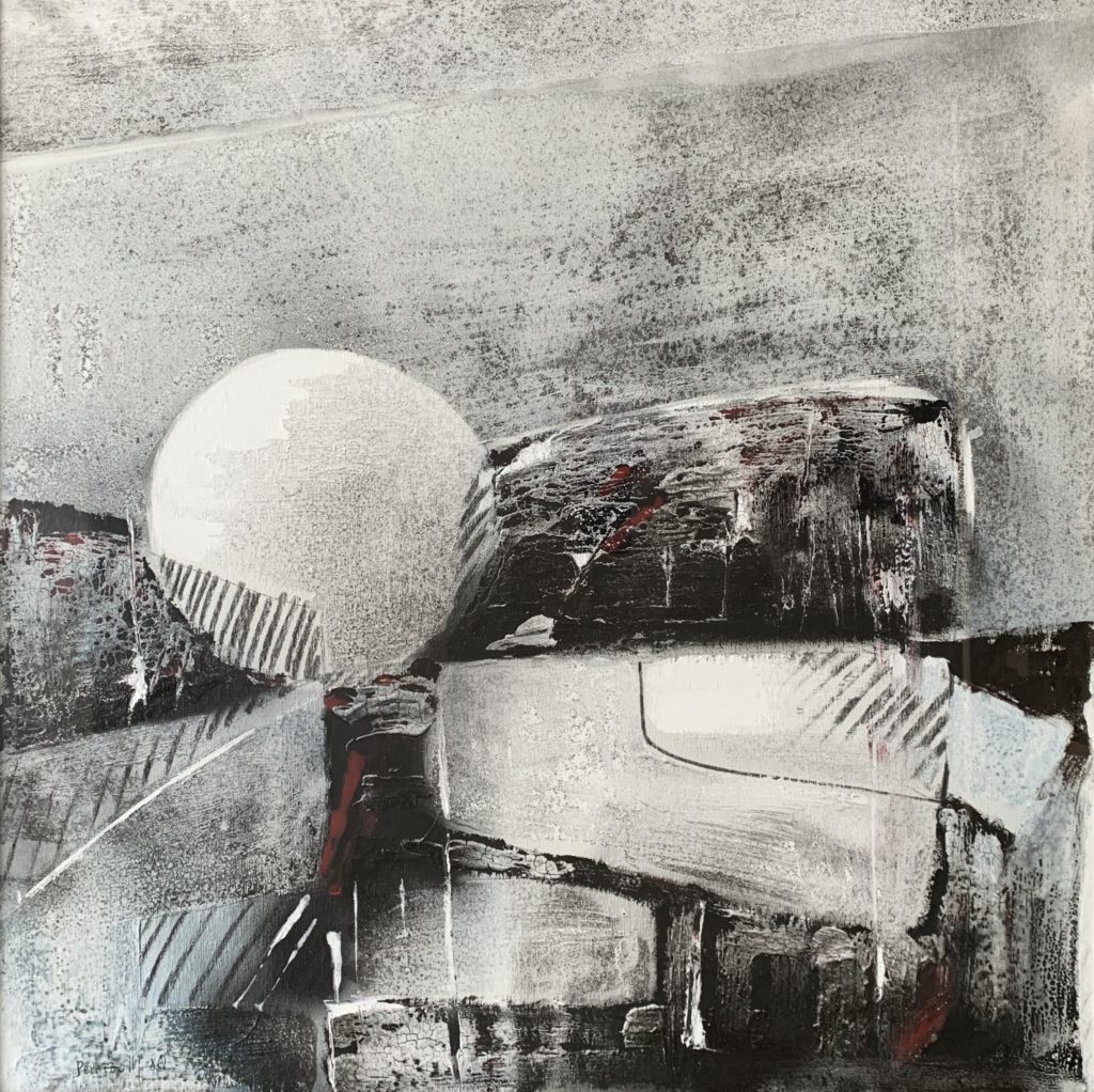 Forza spirito/materia, 1980, tecnica mista , 80x80 cm